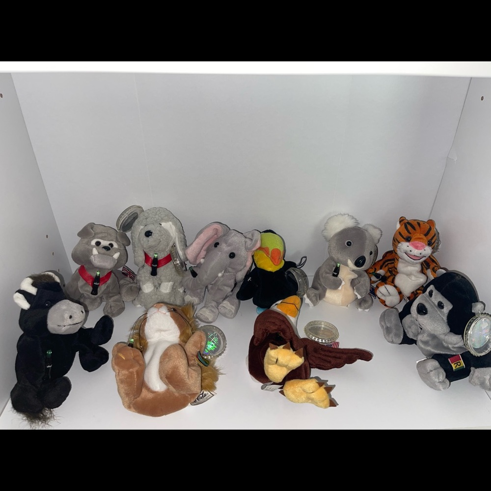 Coca-Cola beanie babies!